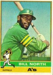 1976 Topps Baseball Cards      033      Bill North